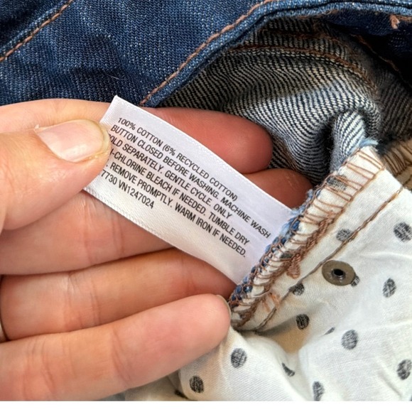 Kate Spade x Target Women's Straight Leg Cuffed Dark Wash Denim Jeans Size 2 - Picture 4 of 9